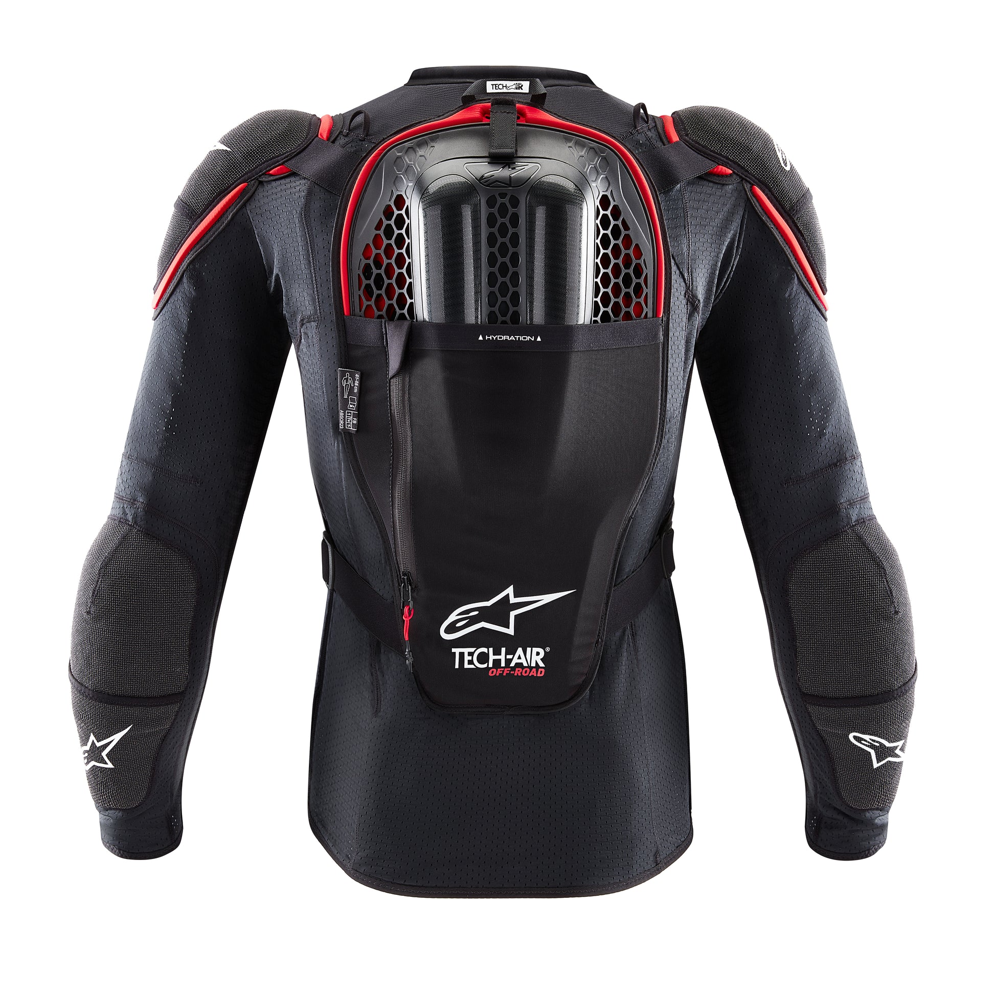 Tech Air Off Road System Black/Red Sm
