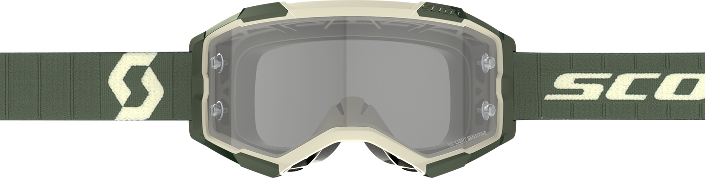 Fury Ls Goggle Kaki Green Ls Grey Works