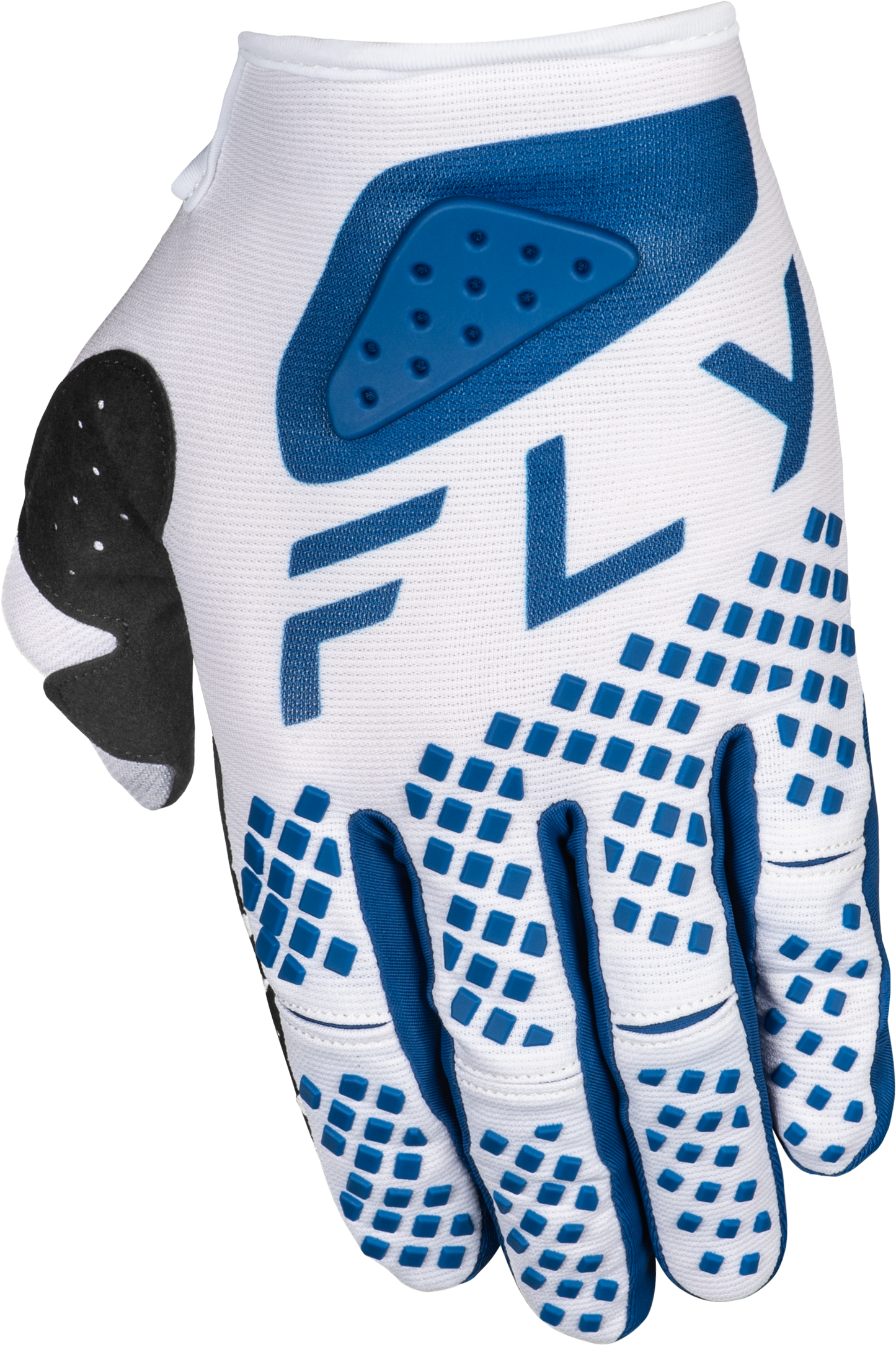 Youth Kinetic Center Gloves White/Navy Ym