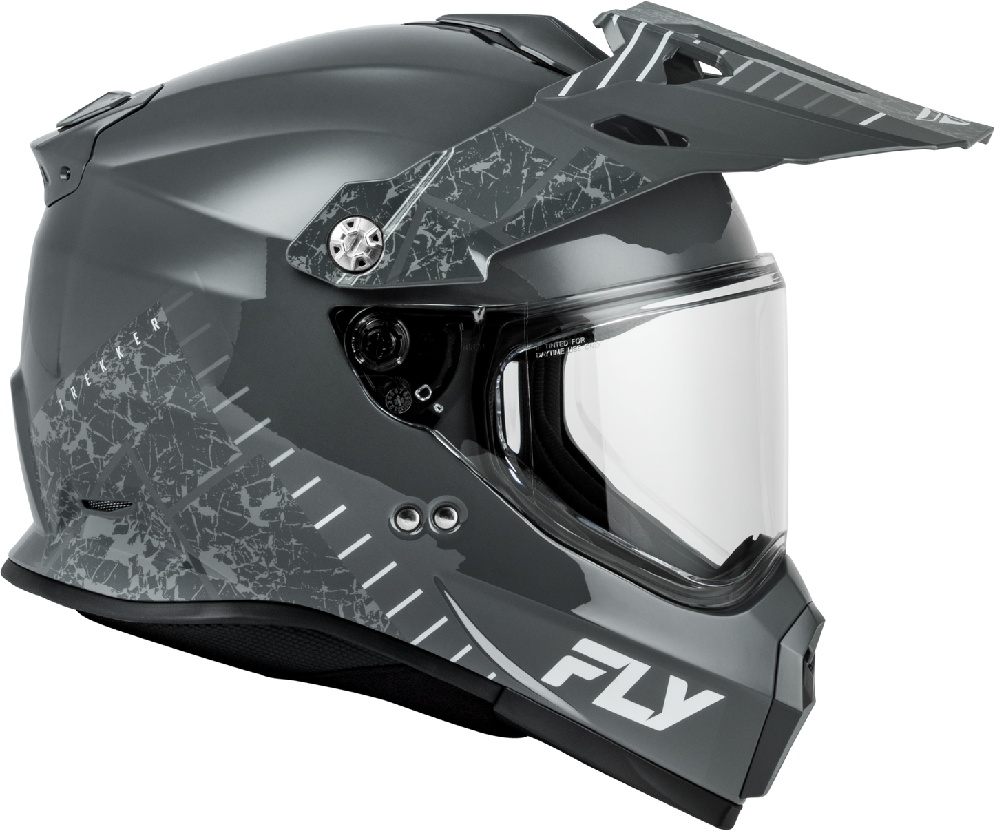 Fly Trekker Granite Helmet Grey/Grey Md