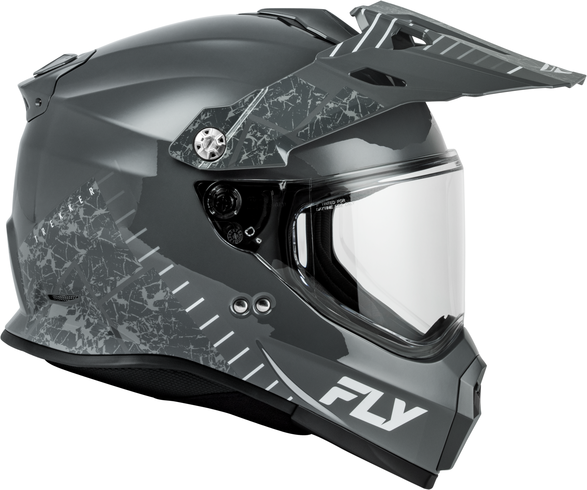 Fly Trekker Granite Helmet Grey/Grey Md