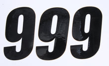 Number 9 Black 6" 3/Pk
