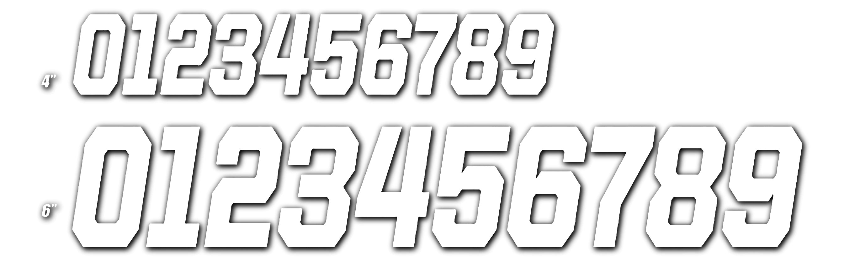 #5 White 6 Race Series 3/Pk