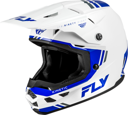 Kinetic Verdict Helmet White/Blue/Grey Xl