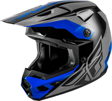 Kinetic Crest Helmet Grey/Black/Blue Xs