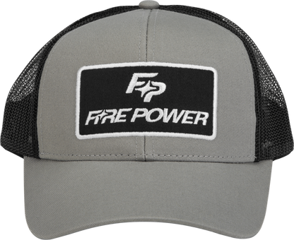 Curved Bill Hat Grey/Black