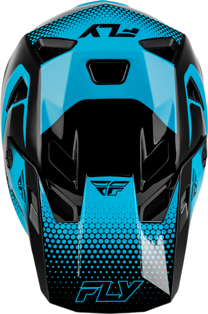 Rayce Sonar Bicycle Helmet Black/Electric Blue Sm