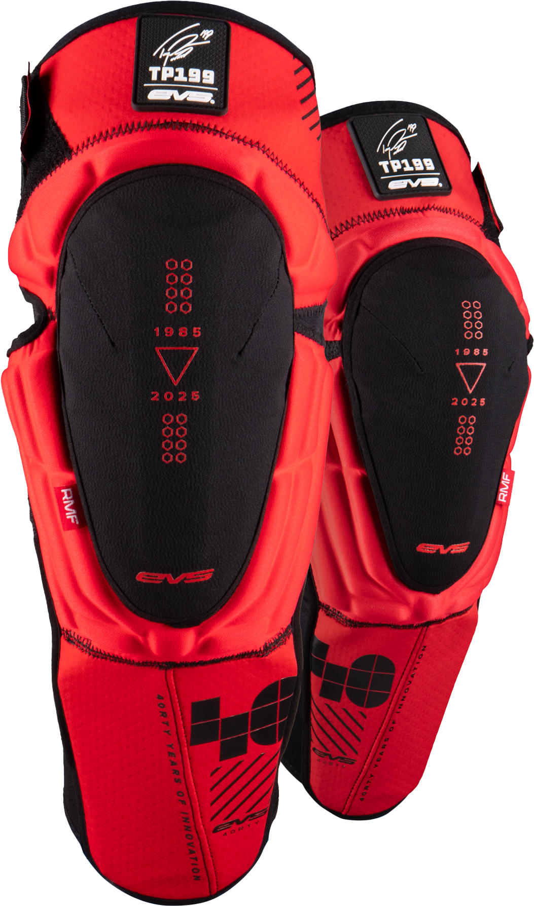 Tp199 Knee/Shin Guard Pair Le 40th Anniv Red Sm/Md