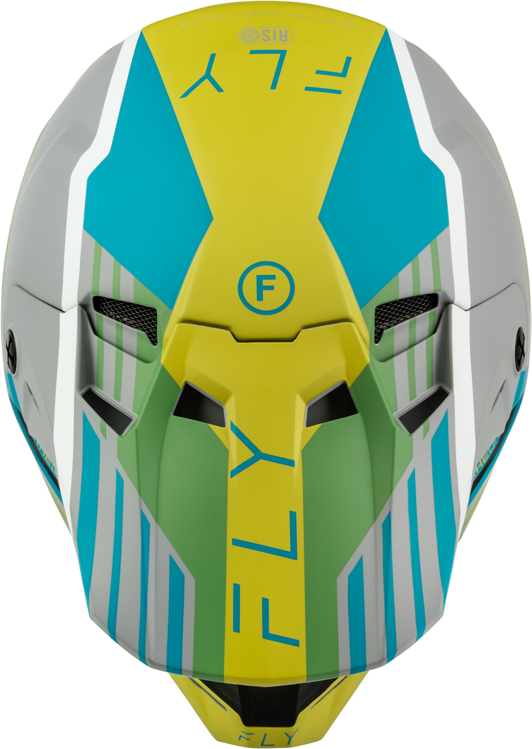 Formula Cc Strike Helmet Matte Grey/Green/Teal Lg