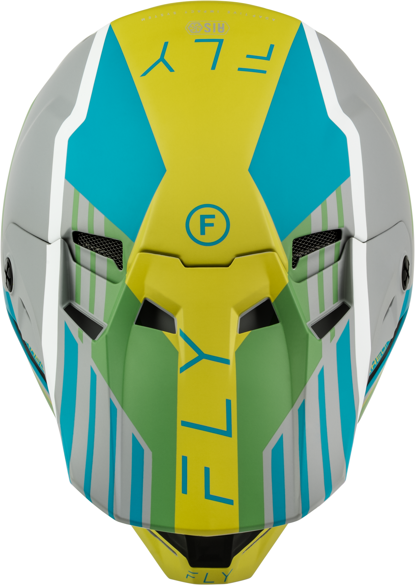 Formula Cc Strike Helmet Matte Grey/Green/Teal Md