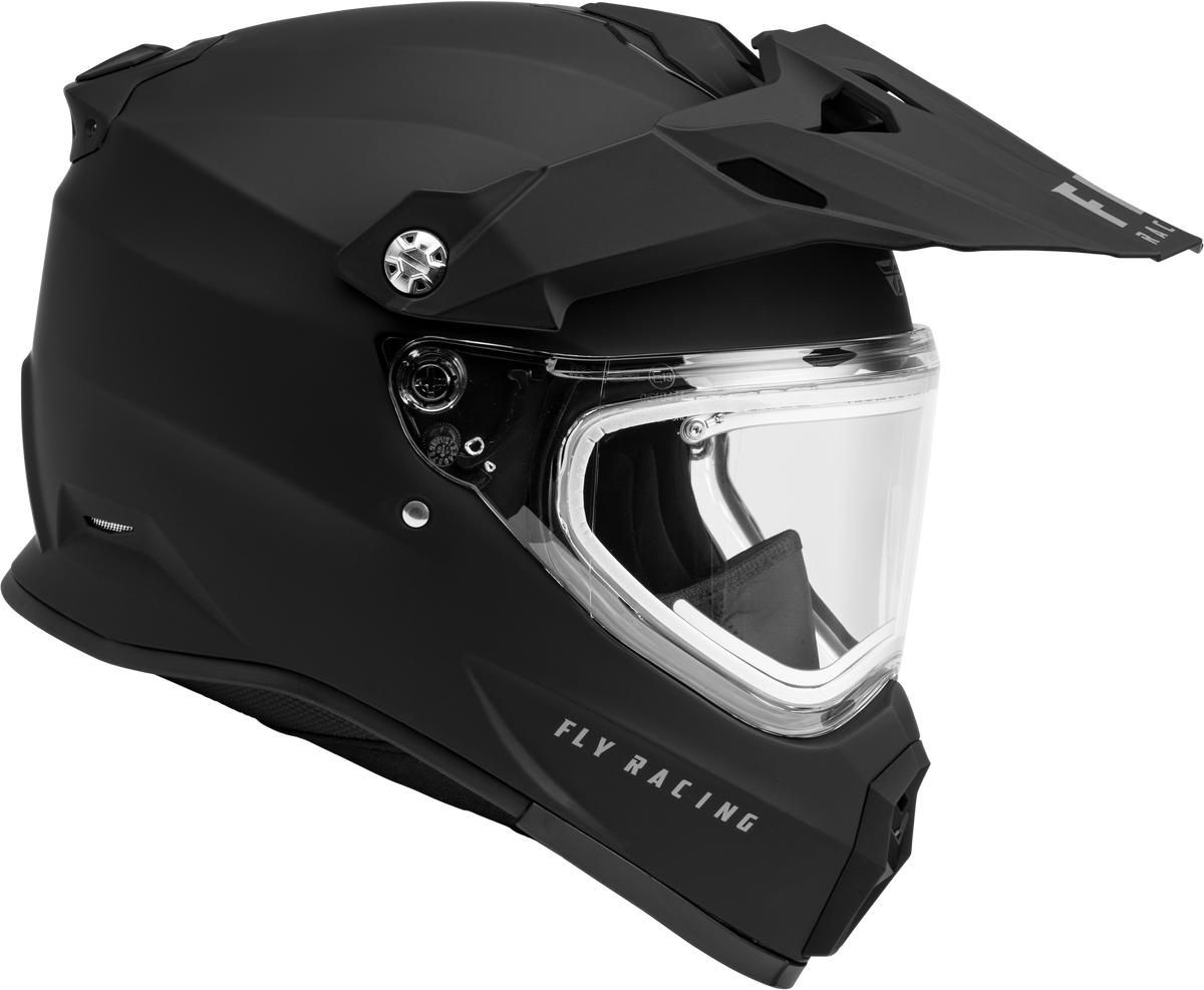 Trekker Cw Solid Helmet Elec Shld Matte Black Md