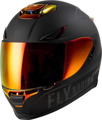 Sentinel Recon Helmet Matte Black/Fire Chrome Xs