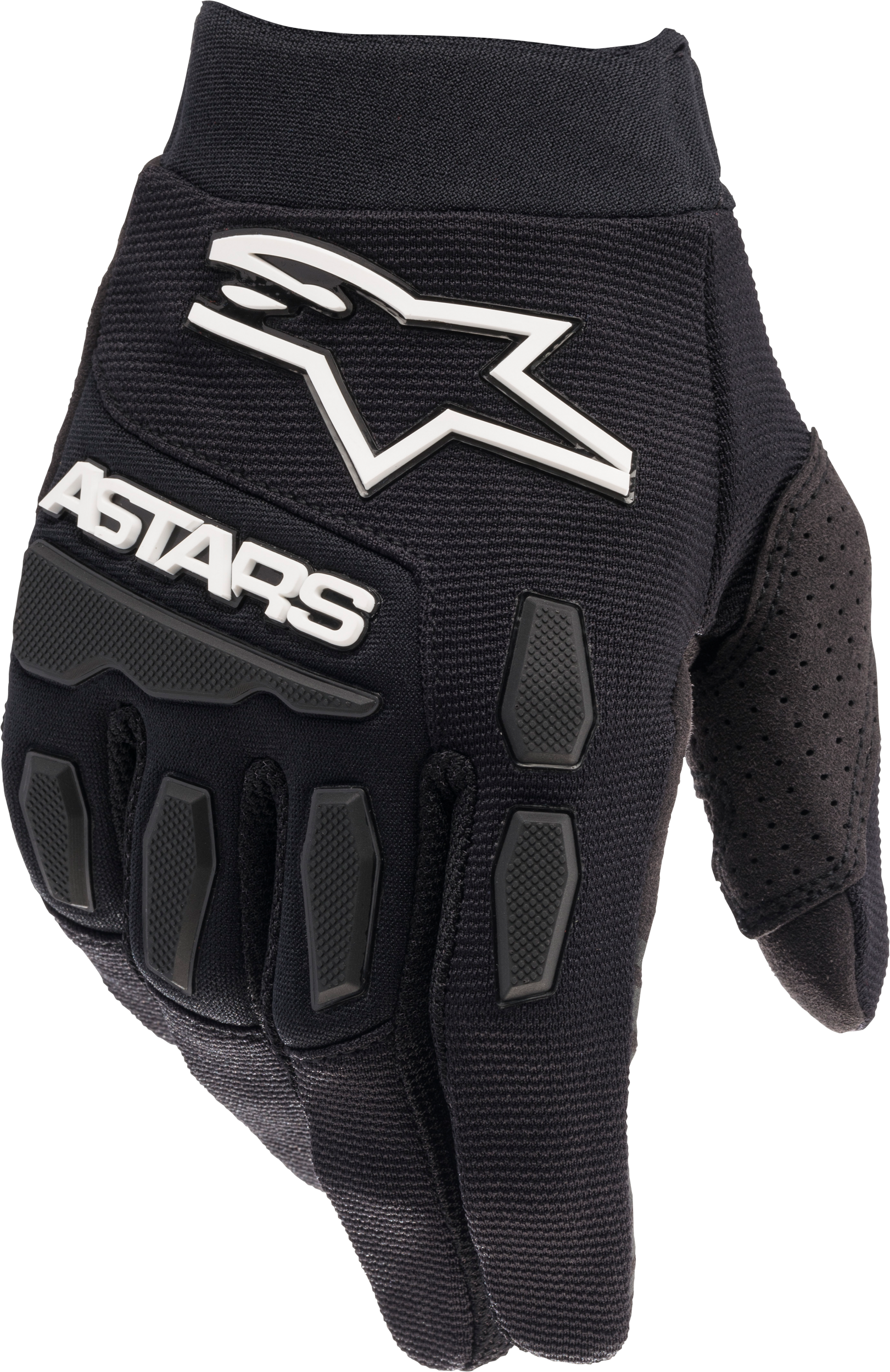 Youth Full Bore Gloves Black/White Yxs