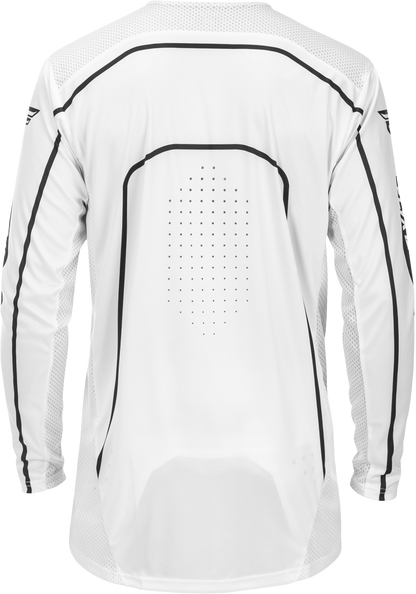 Youth Rayce Bicycle Jersey White/Black Ys