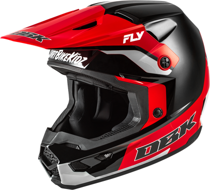 Kinetic Dbk Helmet Black/Red/Grey Xl