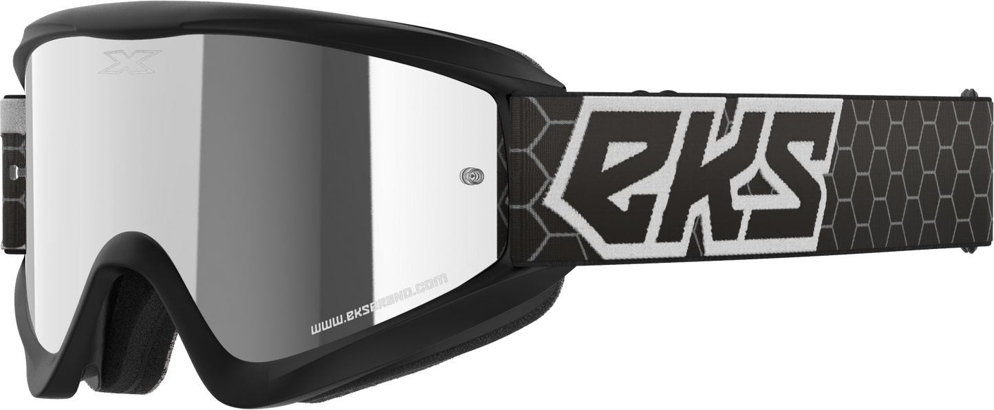 Flat Out Mirror Goggle Black/White Silver Mirror