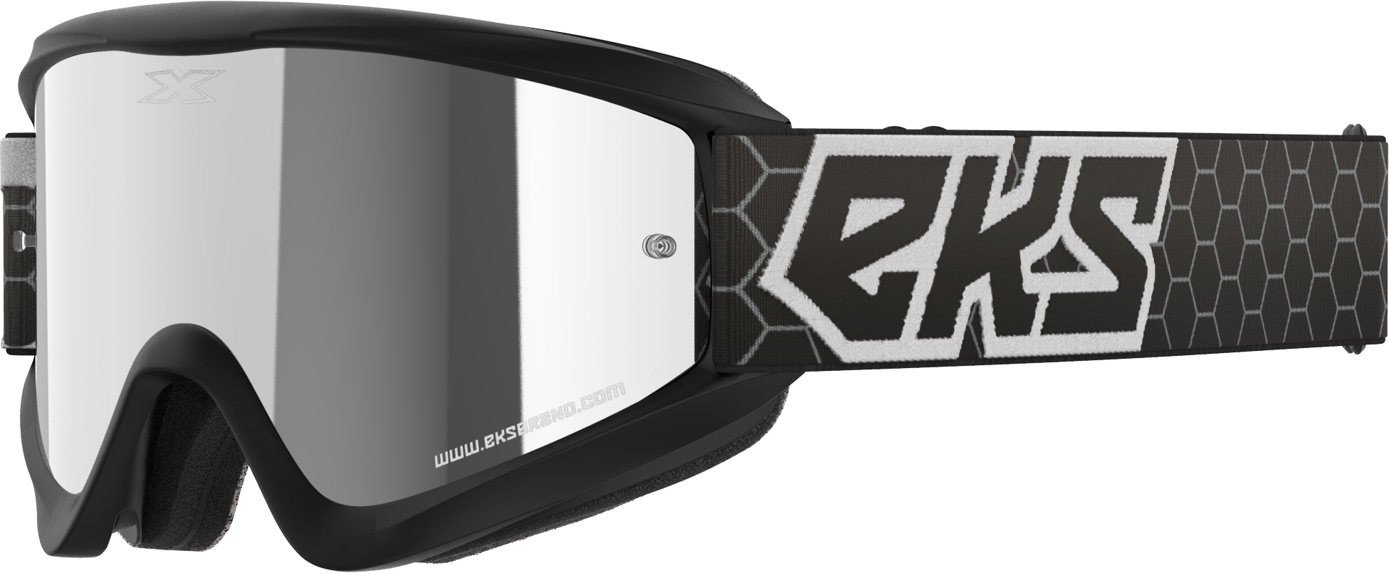 Flat Out Mirror Goggle Black/White Silver Mirror