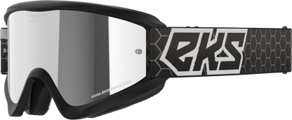 Flat Out Mirror Goggle Black/White Silver Mirror