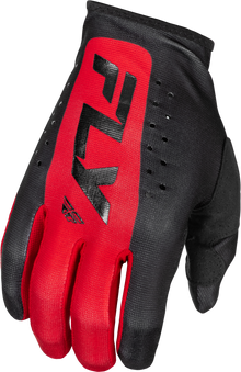Lite Gloves Black/Red Lg
