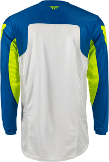 Kinetic Mesh Jersey Blue/White/Hi Vis Sm