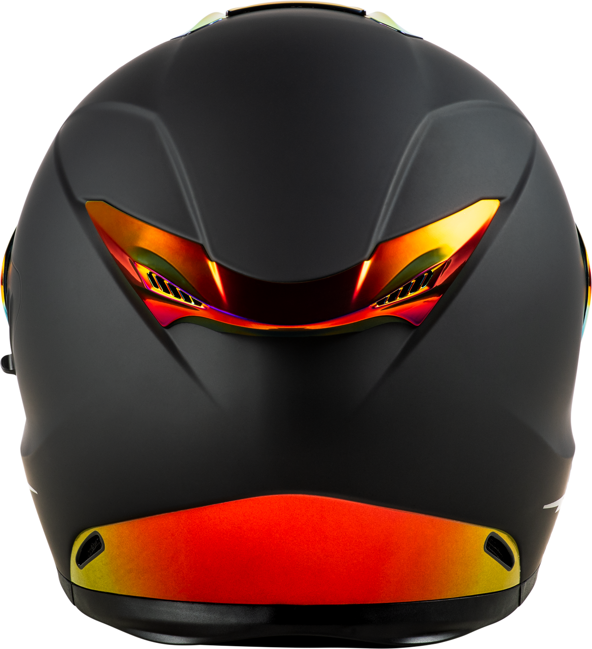 Sentinel Recon Helmet Matte Black/Fire Chrome Lg