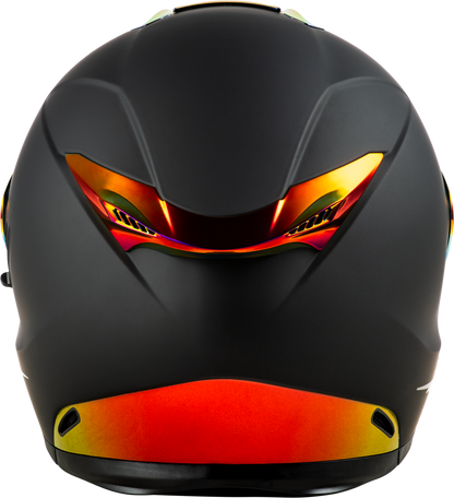 Sentinel Recon Helmet Matte Black/Fire Chrome Md