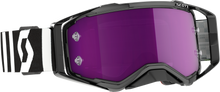 Prospect Racing Goggle Blk/ Wht Purple Chrome Works