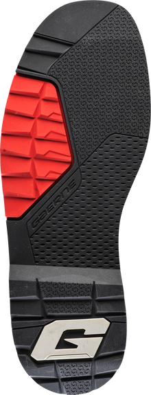 Sg 22 Boot Sole Pair Black/Red Sz 07