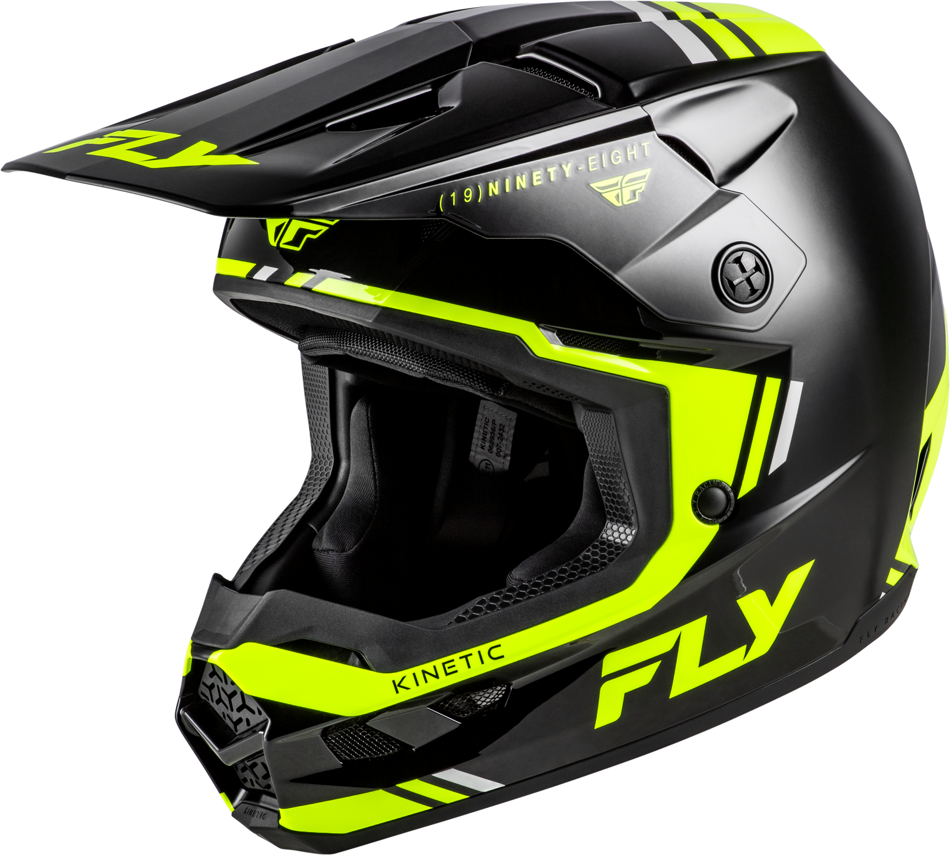 Kinetic Verdict Helmet Black/Hi Vis/Grey Lg