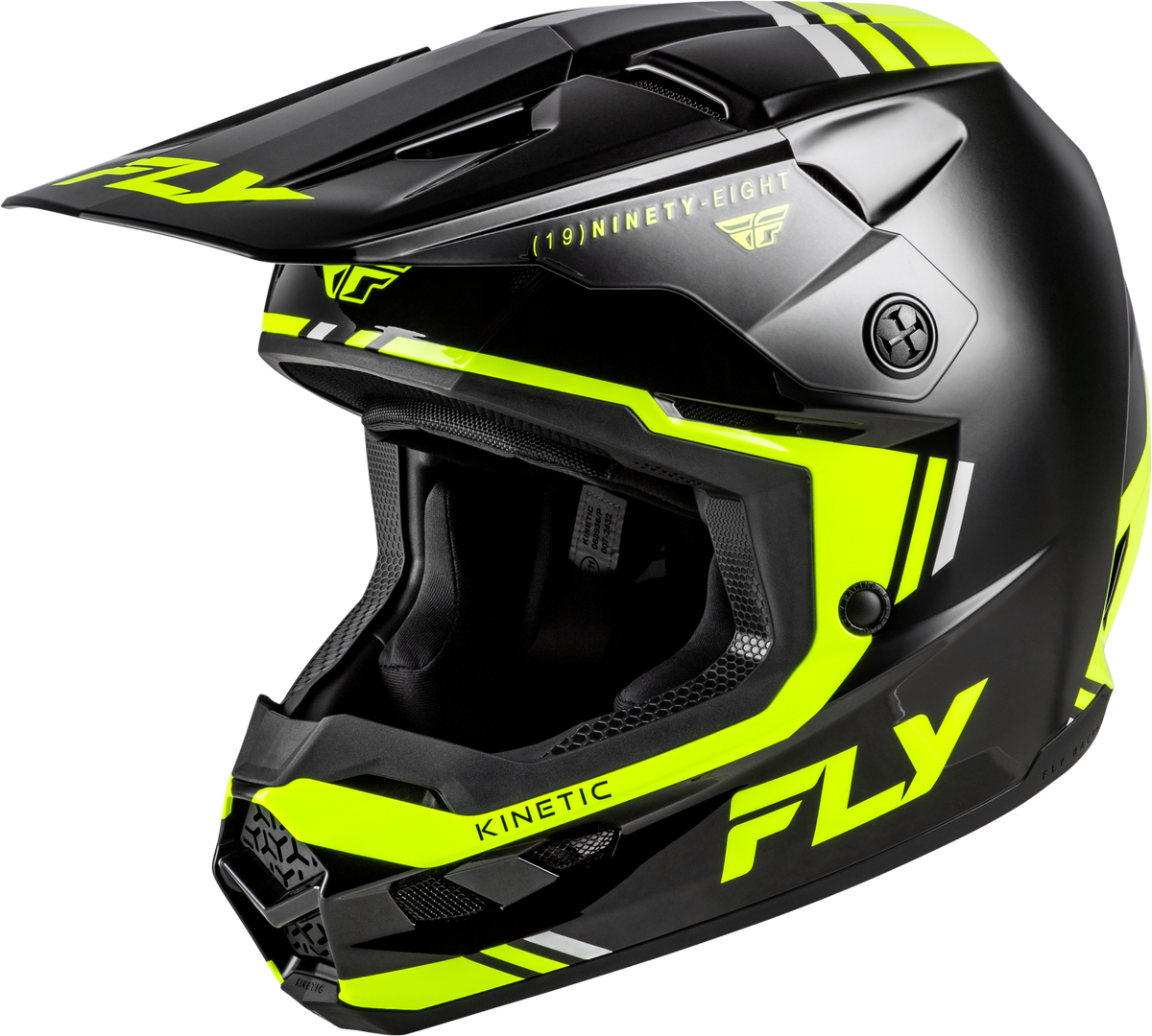 Kinetic Verdict Helmet Black/Hi Vis/Grey Lg