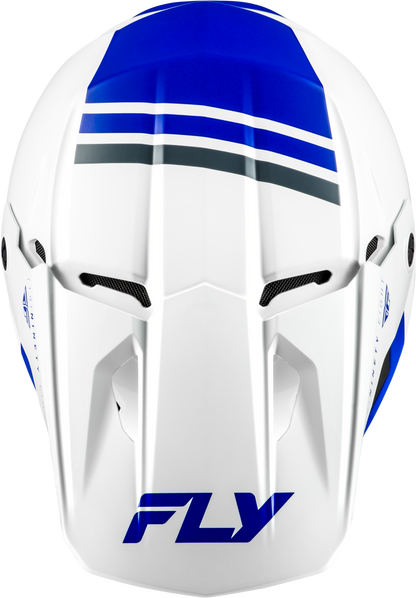 Kinetic Verdict Helmet White/Blue/Grey 2x