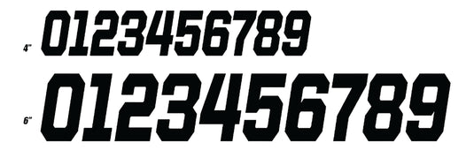 #6 Black 4 Race Series 3/Pk