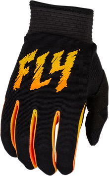 Youth F 16 Gloves Black/Yellow/Orange Yxs