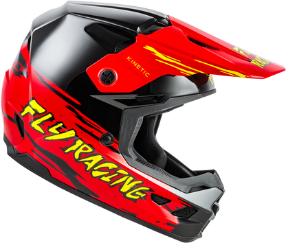 Youth Kinetic Surge Helmet Black/Red/Yellow Yl