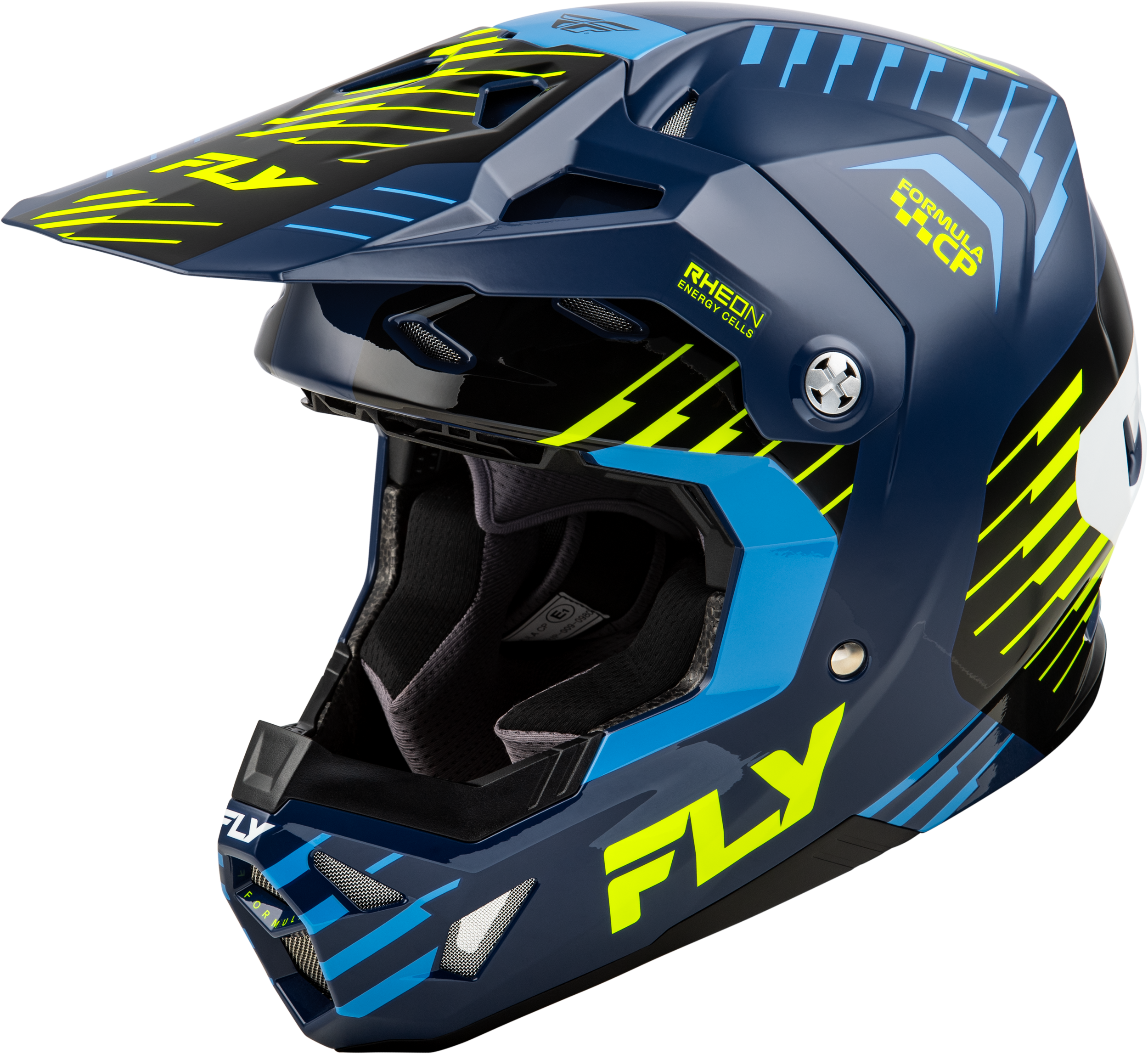 Formula Cp Slice Helmet Navy/Hi Vis/White Md