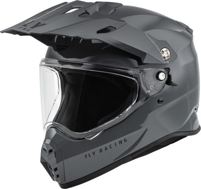 Trekker Solid Helmet Grey Sm