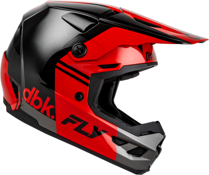 Kinetic Dbk Helmet Black/Red/Grey 2x
