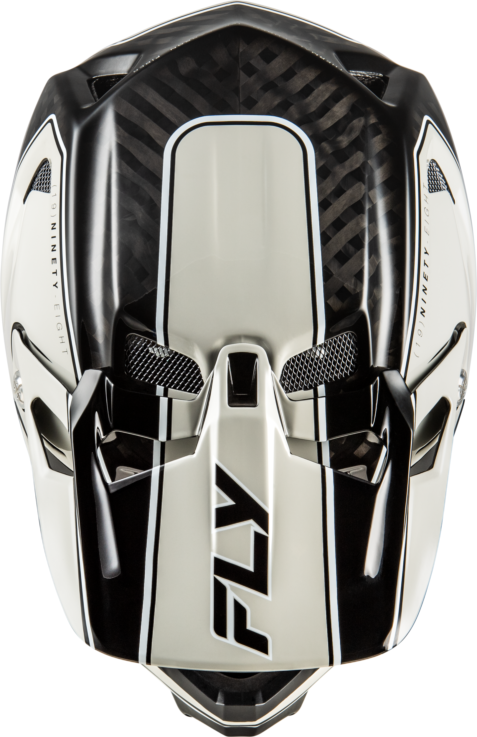 Werx R Flow Carbon Helmet Black Carbon/Grey Lg