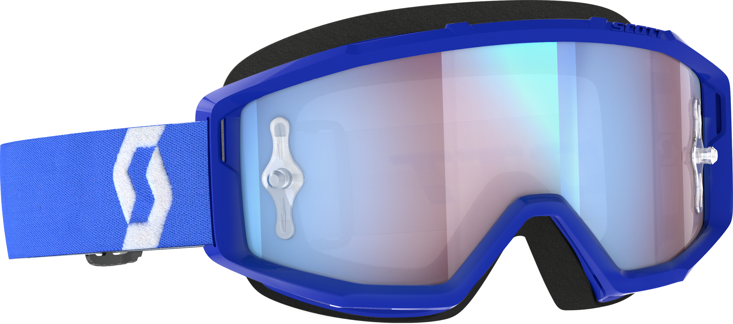 Primal Goggle Blue/White Blue Chrome Works