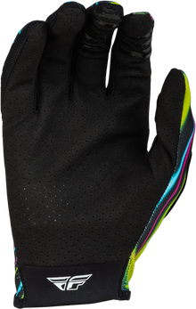 Youth Lite Warped Gloves Black/Pink/Electric Blue Ys
