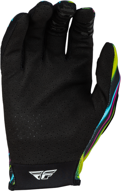 Youth Lite Warped Gloves Black/Pink/Electric Blue Yl