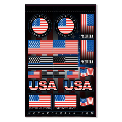 Usa Sticker Sheet