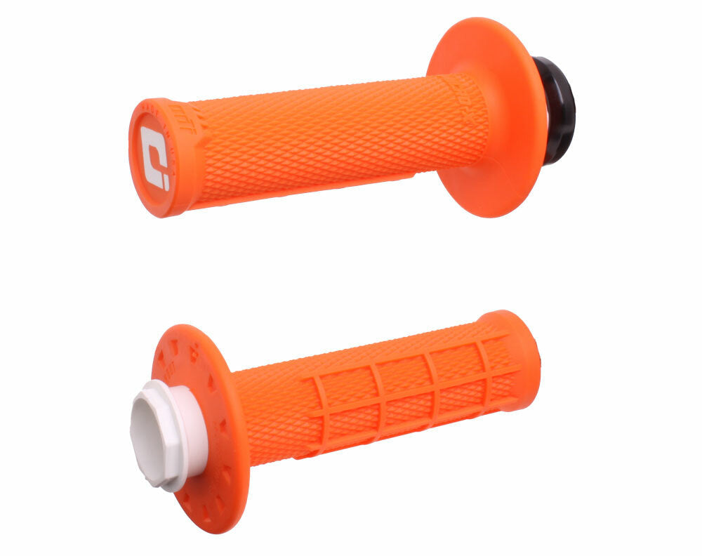 ODI Micro X Lock On Grip Half Waffle - Orange/Black