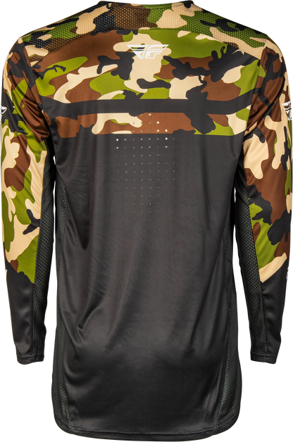Youth Rayce Bicycle Jersey Black/Camo Ys