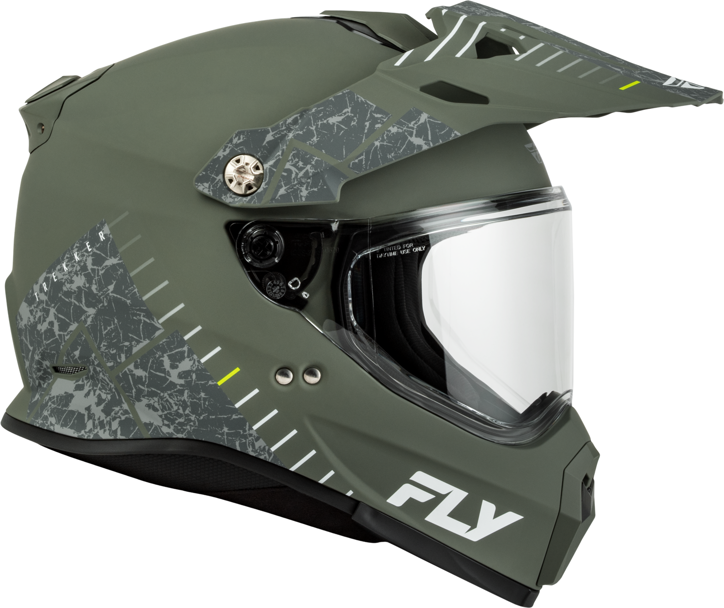 Fly Trekker Granite Helmet Matte Sage/Grey Lg