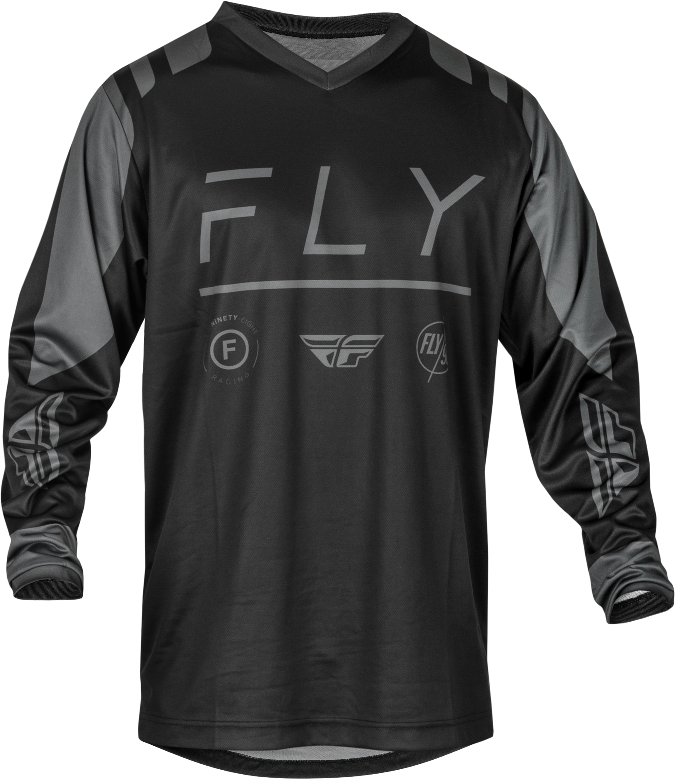 F 16 Jersey Black/Charcoal Lg