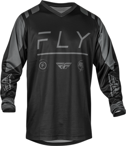 F 16 Jersey Black/Charcoal Lg
