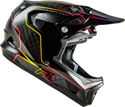 Werx R Flow Carbon Helmet Black Carbon/Black/Multi Lg