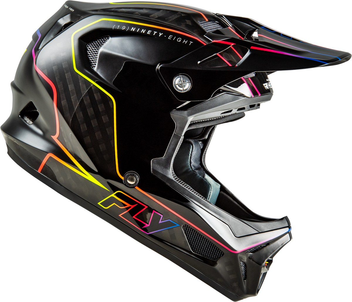 Werx R Flow Carbon Helmet Black Carbon/Black/Multi Xl