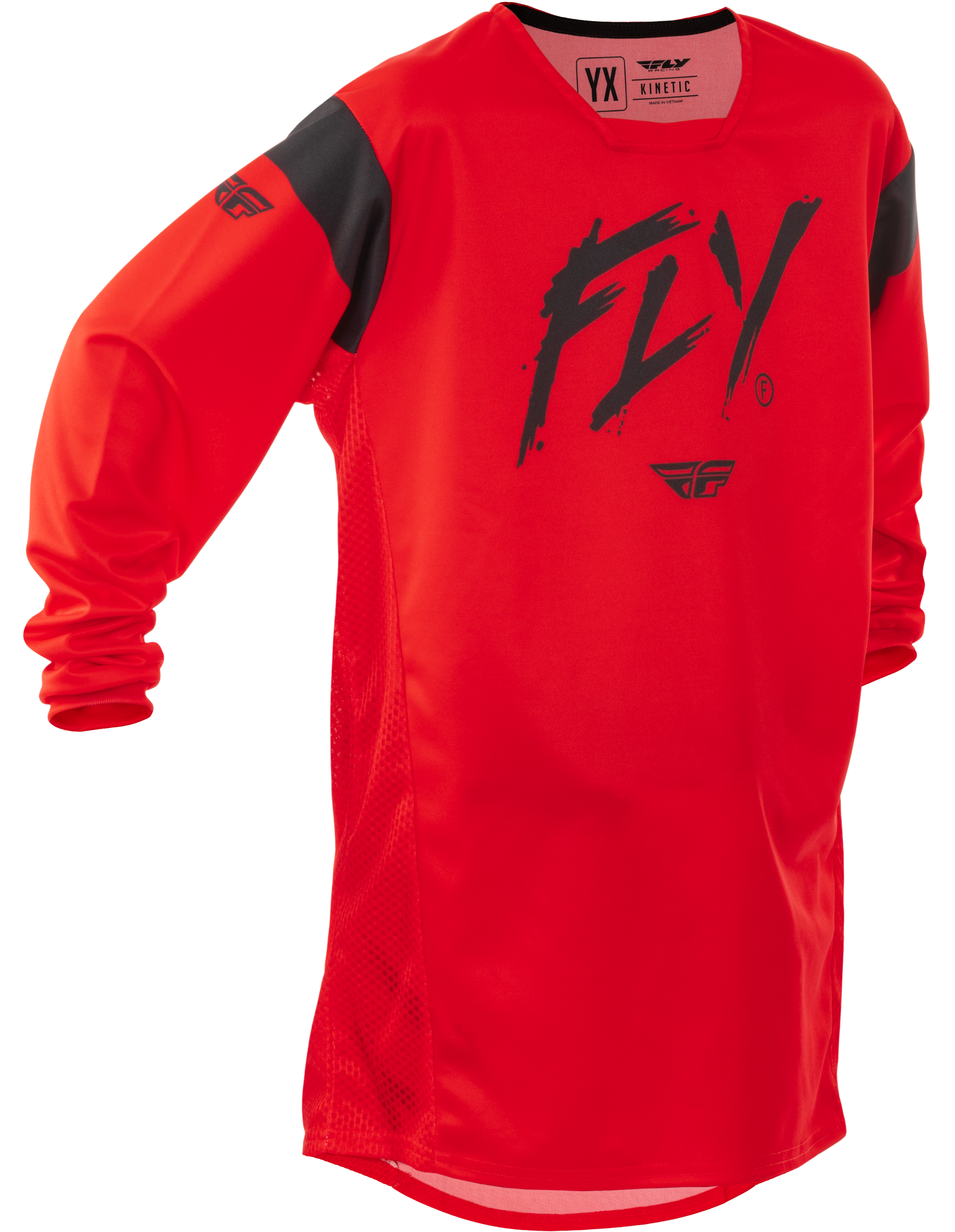 Youth Kinetic Stoke Jersey Red/Black Ym
